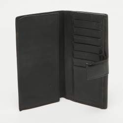 Yves Saint Laurent Black Patent Leather Belle De Jour French Flap Wallet