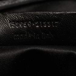 Pre Owned Yves Saint Laurent Metallic Leather Oversized Muse Satchel