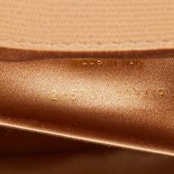 مملوكة مسبقًا Yves Saint Laurent Beige Leather Y Line Flap Clutch