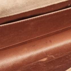 Yves Saint Laurent Beige Patent Leather Belle De Jour Flap Clutch