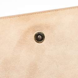 Yves Saint Laurent Beige Patent Leather Belle De Jour Flap Clutch