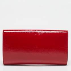 Pre Owned حقيبة كلتش سان لوران بل دو جور جلد ذهبية ميتالك 