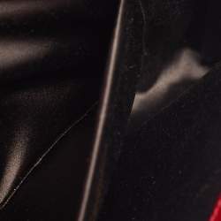 Pre Owned حقيبة كلتش سان لوران بل دو جور جلد ذهبية ميتالك 