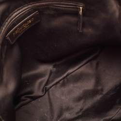 Yves Saint Laurent Off White Leather Medium Muse Satchel