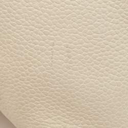 Yves Saint Laurent Off White Leather Medium Muse Satchel