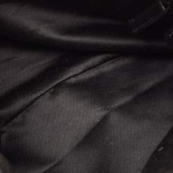 Pre Owned Yves Saint Laurent Black Canvas and Leather Kahala Boston Bag