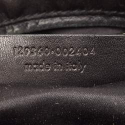 Pre Owned Yves Saint Laurent Black Canvas and Leather Kahala Boston Bag