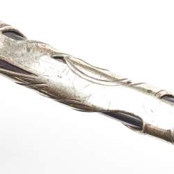 Pre Owned Yves Saint Laurent Black Leather Mombasa Hobo