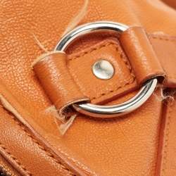 Yves Saint Laurent Brown Leather Large Muse Bag
