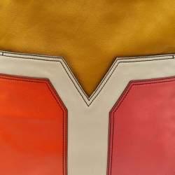 Yves Saint Laurent Multicolor Leather Shopper Tote