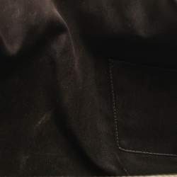 Yves Saint Laurent Olive Green Leather Oversized Muse Bag