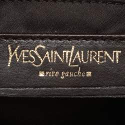 Yves Saint Laurent Brown/Beige Leopard Print Calf Hair and Leather Muse Hobo
