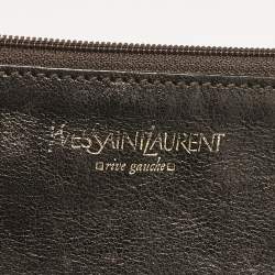 Pre Owned Yves Saint Laurent Choco Brown Leather Vincennes Mombasa Hobo