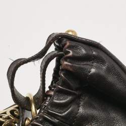 Pre Owned Yves Saint Laurent Choco Brown Leather Vincennes Mombasa Hobo