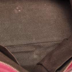 Yves Saint Laurent Magenta Leather Medium Cabas Chyc Tote