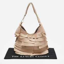Yves Saint Laurent Blush Pink Leather Small St Tropez Hobo
