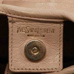 Yves Saint Laurent Blush Pink Leather Small St Tropez Hobo