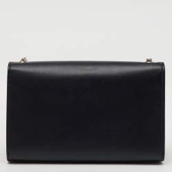 Saint Laurent Black Leather Medium Kate Tassel Chain Shoulder Bag
