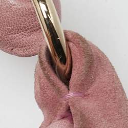 Yves Saint Laurent Pink Suede Small St. Tropez Hobo
