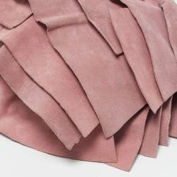 Yves Saint Laurent Pink Suede Small St. Tropez Hobo