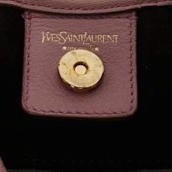 Yves Saint Laurent Pink Suede Small St. Tropez Hobo