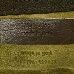 Yves Saint Laurent Tricolor Leather and Suede Medium Muse Two Top Handle Bag