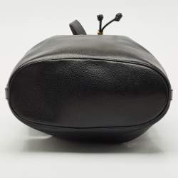 Yves Saint Laurent Black Leather Vintage Bucket Bag