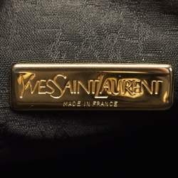 Yves Saint Laurent Black Leather Vintage Bucket Bag