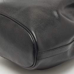 Yves Saint Laurent Black Leather Vintage Bucket Bag