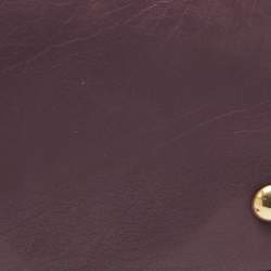 Pre Owned Yves Saint Laurent Mauve Leather Oversized Muse Bag