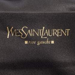 Pre Owned Yves Saint Laurent Velvet Small Parisienne Shoulder Bag