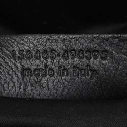 Pre Owned Yves Saint Laurent Beige/Black Calfhair and Leather Muse Bag