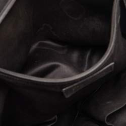 Pre Owned Yves Saint Laurent Burgundy Leather Oversized Muse Bag