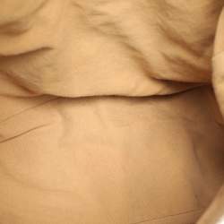 Pre Owned Yves Saint Laurent Metallic Gold Leather Besace Shoulder Bag