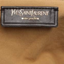 Pre Owned Yves Saint Laurent Metallic Gold Leather Besace Shoulder Bag