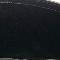 Pre Owned Yves Saint Laurent Black Leather Y-Ligne Clutch