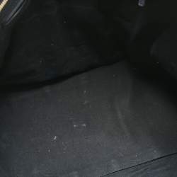 Pre Owned Yves Saint Laurent Navy Blue Leather Large Cabas Chyc Tote