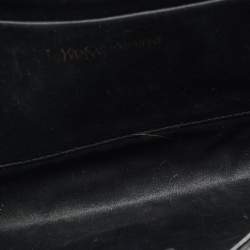 Pre Owned Yves Saint Laurent Belle De Jour Black Patent Leather Clutch