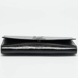 Pre Owned Yves Saint Laurent Belle De Jour Black Patent Leather Clutch