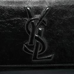 Pre Owned Yves Saint Laurent Belle De Jour Black Patent Leather Clutch