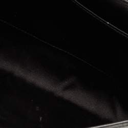 Pre Owned حقيبة كلتش إيف سان لوران بيل دو جور جلد أسود لامع