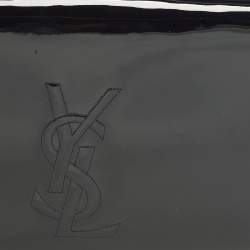 مملوكة مسبقًا Saint Laurent Belle De Jour Black Patent Leather Clutch