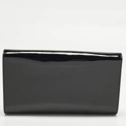 مملوكة مسبقًا Saint Laurent Belle De Jour Black Patent Leather Clutch