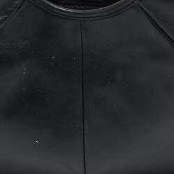 Pre Owned حقيبة سان لوران مومباسا ميني جلد أسود