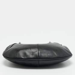 Pre Owned حقيبة سان لوران مومباسا ميني جلد أسود