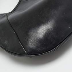 Pre Owned حقيبة سان لوران مومباسا ميني جلد أسود