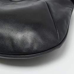 Pre Owned حقيبة سان لوران مومباسا ميني جلد أسود