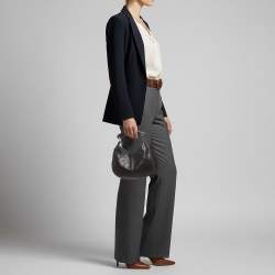 Pre Owned حقيبة سان لوران مومباسا ميني جلد أسود