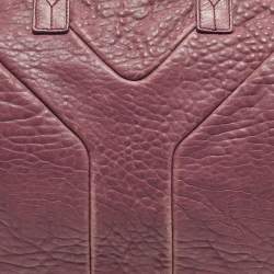 مملوكة مسبقًا Yves Saint Laurent Easy Y Mauve Pink Pebbled Leather Bag