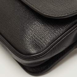 Pre Owned Yves Saint Laurent Chyc Black Leather Belt Bag